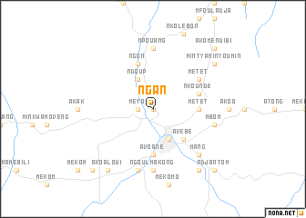 map of Ngan