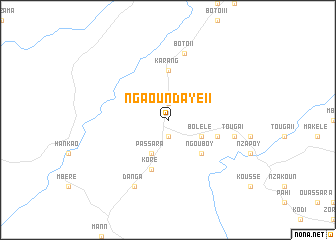 map of Ngaoundaye II