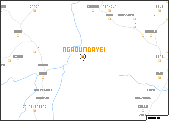 map of Ngaoundaye I
