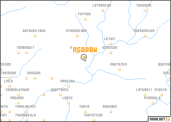 map of Ngapaw