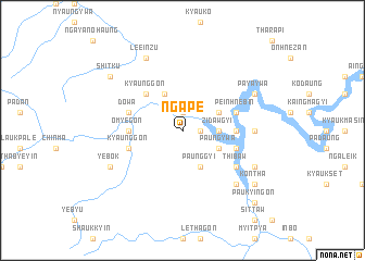 map of Ngape