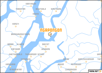 map of Ngapôngôn