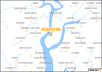 map of Ngaputaw