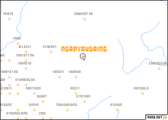 map of Ngapyawdaing