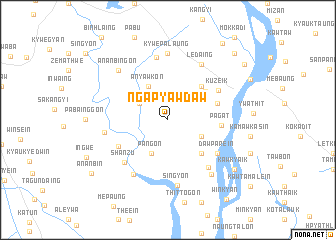 map of Ngapyawdaw