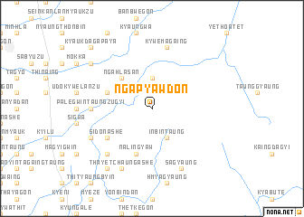 map of Ngapyawdon