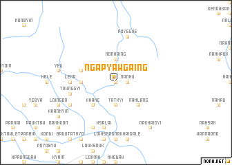 map of Ngapyawgaing