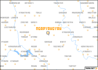 map of Ngapyawgyaw
