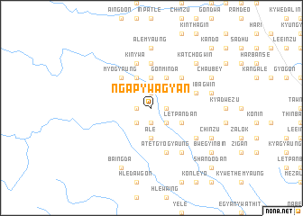 map of Ngapywagyan