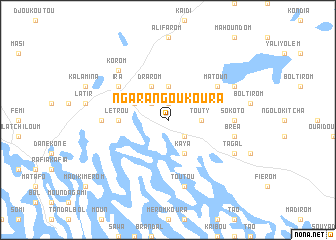 map of Ngarangou Koura