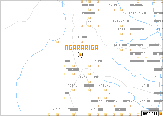 map of Ngarariga