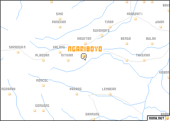 map of Ngariboyo