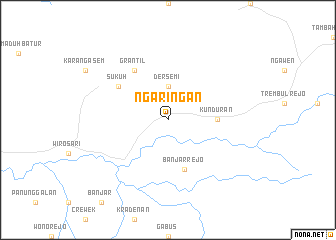 map of Ngaringan