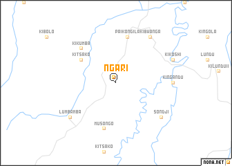 map of Ngari