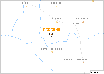 map of Ngasamo