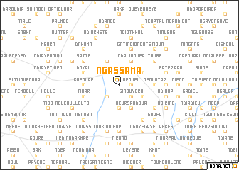 map of Ngassama