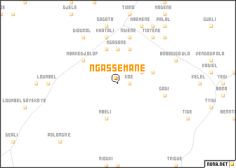map of Ngassémane