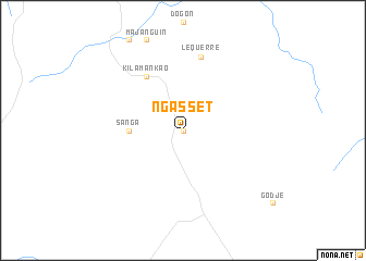 map of Ngasset