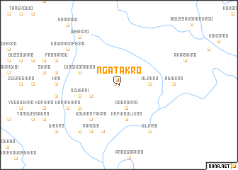 map of Ngatakro