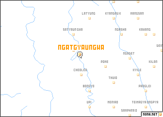 map of Ngatgyaungwa