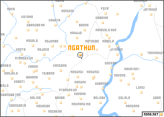 map of Ngathun