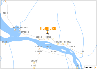 map of Ngavoro