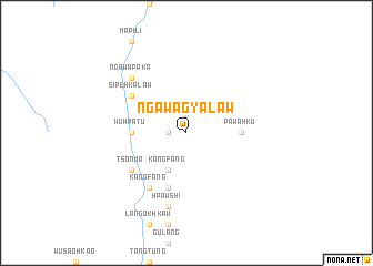 map of Ngawagyalaw