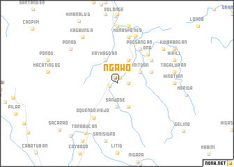 map of Ngawo