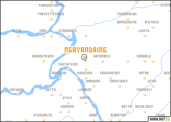 map of Ngayandaing