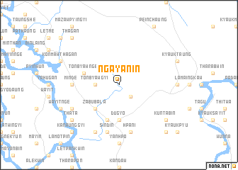 map of Ngayanin