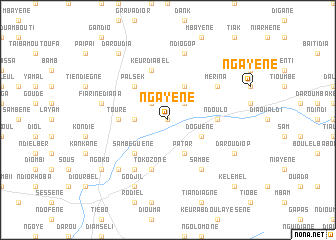 map of Ngayène