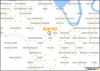 map of NʼGayen