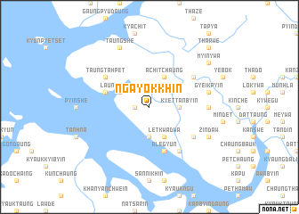 map of Ngayokkhin