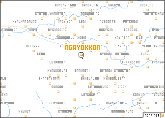 map of Ngayokkon