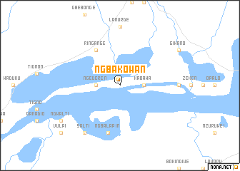 map of Ngbakowan