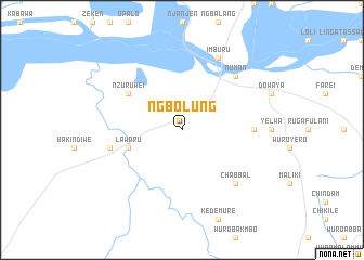 map of Ngbolung