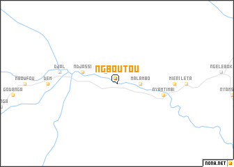 map of Ngboutou