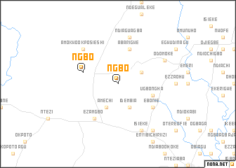 map of Ngbo