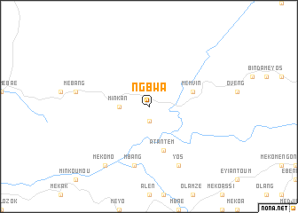 map of Ngbwa