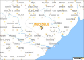 map of Ngcizele