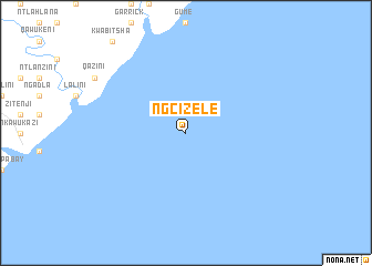 map of Ngcizele