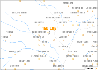 map of Ngdilwe