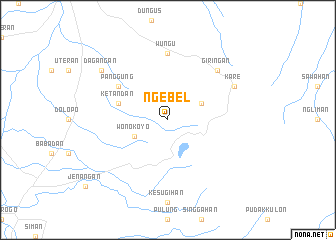 map of Ngebel