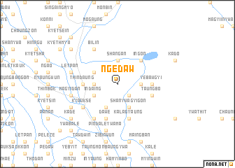 map of Ngedaw