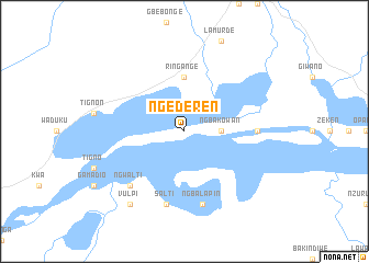 map of Ngederen