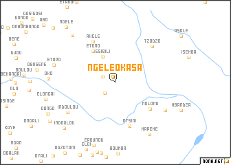 map of Ngélé Okasa