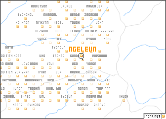 map of Ngeleun