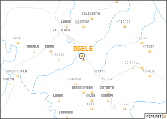 map of Ngele