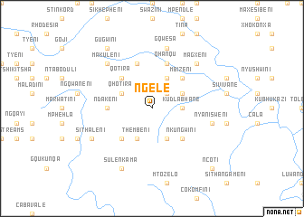 map of Ngele