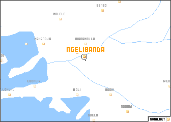 map of Ngelibanda